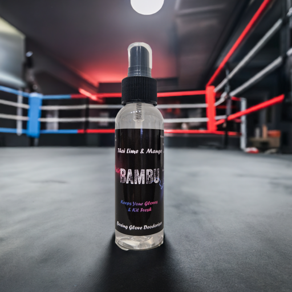 Knock Out Odours with Thai Lime & Mango Boxing Glove Spray
